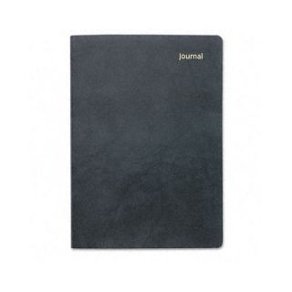Leatherlike Journal, Black Polyurethane Cover, 160 Pgs, 5 1/2 x 7 3/4