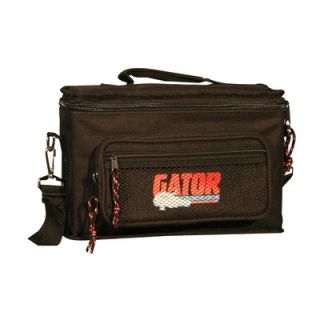 Gator Cases Wired 4 Microphones Bag   GM 4 BLK