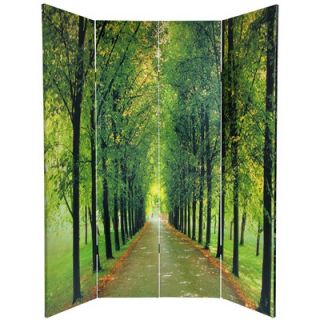 Oriental Furniture 6 Feet Tall Double Sided Path of Life Canvas Room