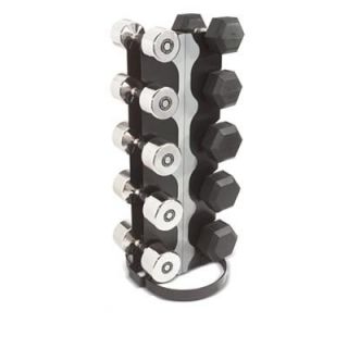 Hampton Fitness Products Vertical 5 Pair Rack Hold Any Style Dumbbell