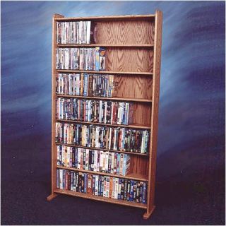 Wood Shed 500 Series 200 DVD Multimedia Storage Rack