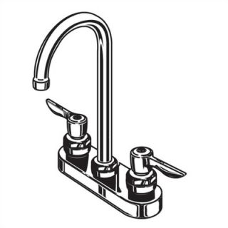  Centerset Bathroom Faucet with Double Lever Handles   7500.170