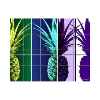LMT Tile Murals Pineapple Kitchen Tile Mural