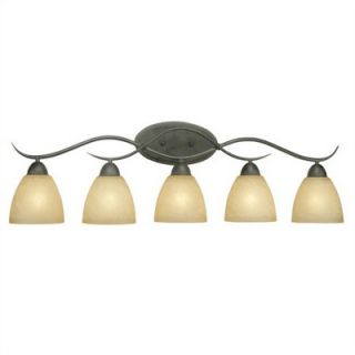 Thomas Lighting Limestone Vanity Wall Sconce in Painted Bronze and