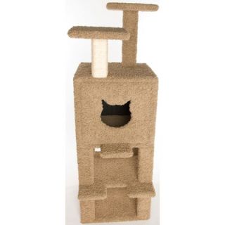 Posh Kitty Condos Triple Step Double Platform Cat Condo and Litter Box
