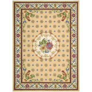 Nourison Country Heritage Yellow Novelty Rug   H301 YEL