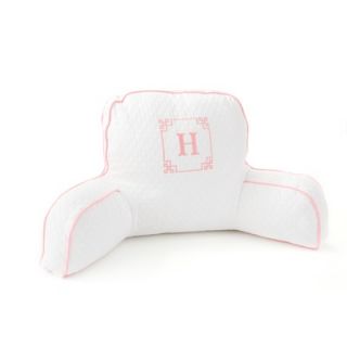 My Boyfriends Back by Hillary Thomas Monogram Pillow with Pink Trim