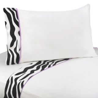Sweet Jojo Designss Purple Funky Zebra Collection