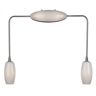 Solutions Vanity Light in Satin Nickel with Bell Shaped Diffusers