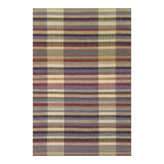 Dash and Albert Rugs Trimaran Sprout/Ivory Striped Rug   RDB193 XX
