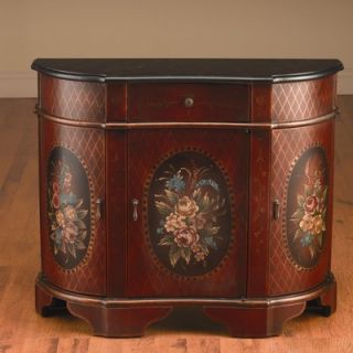AA Importing One Drawer Console Cabinet in Red Toned