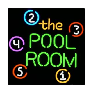 Neonetics Pool Room Neon Sign   pool room neon sign