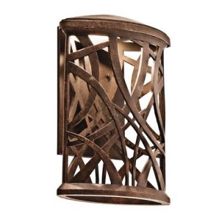 Kichler Maya Palm Wall Sconce in Aged Bronze   49248AGZ / 49249AGZ