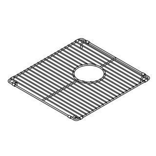 Electropolished Stainless Steel Grid for 15x16 Sink Bowl