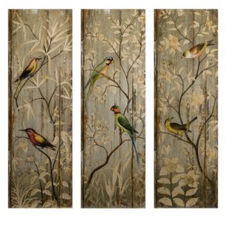 IMAX Calima Bird Decor Wall Art (Set of Three)