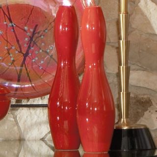 Global Views Bowling Pin Vase   1559/1555 Material