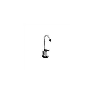 Single Hole Cold Water Dispenser Faucet with Black Tip, Base, and Pump