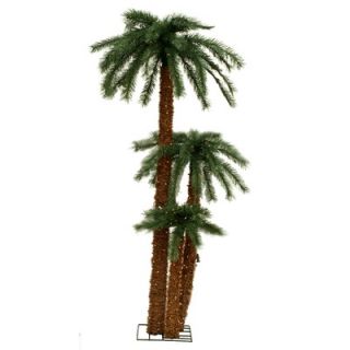 Vickerman Triple Palm Tree with Clear Lights