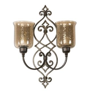 Uttermost Sorel Double Wall Sconce in Antique Bronze