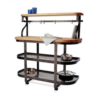 Enclume Kitchen Cart with Wood Top