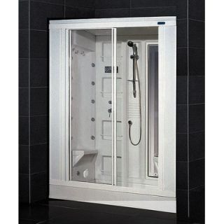 Ariel Bath Aromatherapy Sliding Door Steam Shower with Bath Tub