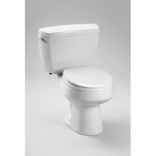 Carusoe 1.6 GPF Toilet with Insulated Tank and Bolt Down Lid