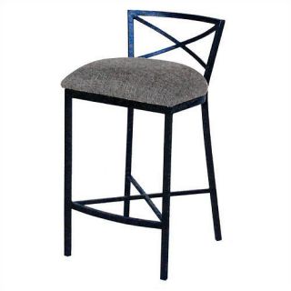  26 Counter Stool w/ Passion Suede Burnt Fabric   LA 219 CO 653 (26