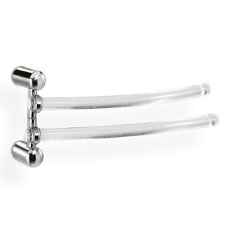 Toscanaluce by Nameeks Swing Arm Towel Rack with Chrome Mounting