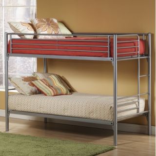 Hillsdale Universal Youth Twin over Twin Bunk Bed with Built In Ladder