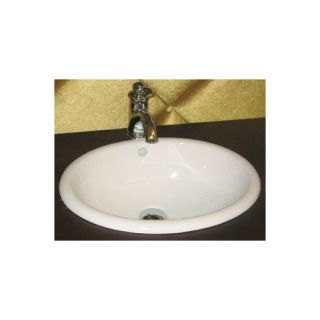 Oval Semi Recessed Ceramic Vessel Sink with Overflow in White