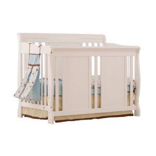 Verona Fixed Side Convertible Crib in White