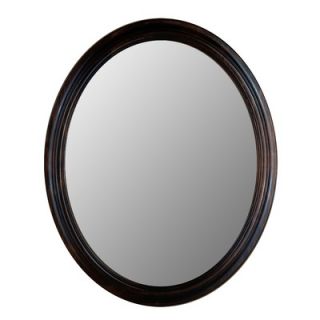 Hitchcock Butterfield Company Traditional Series Oval Mirror in Dark