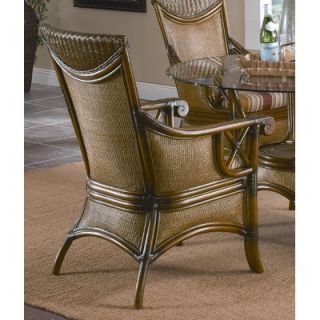 South Sea Rattan Pacifica Wicker Dining Arm Chair