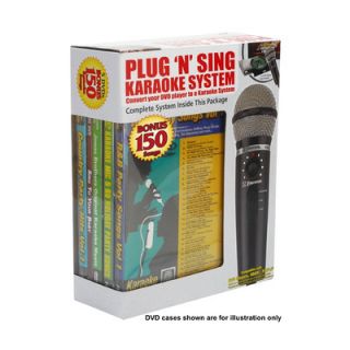 Karaoke USA Plug N Sing Karaoke System
