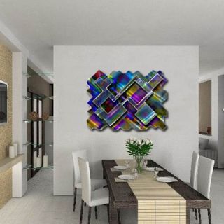 All My Walls Psychedelic Labyrinth Abstract Wall Art   23 x 30.5