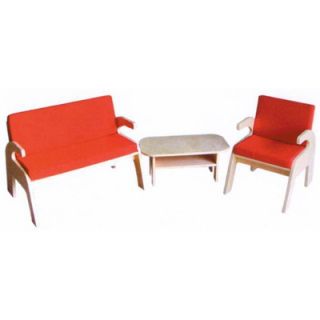 A+ Child Supply Kids 3 Piece Table and Bench Set
