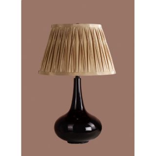 Brittney Table Lamp with Charlotte Shade in Black