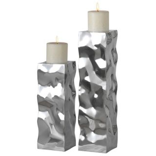 Ren Wil Couture Chrome Candlesticks