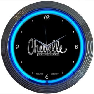 Neonetics Chevelle Neon Clock   8CHEVEL