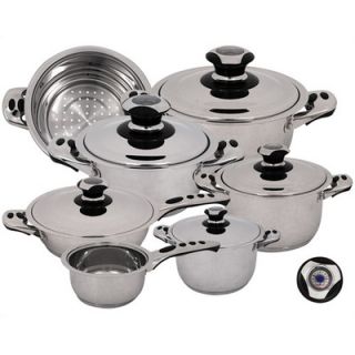 Magefesa Ecotherm Stainless Steel 12 Piece Cookware Set