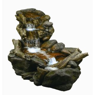 Alpine 3 Tier Rainforest Fountain with LED Lights