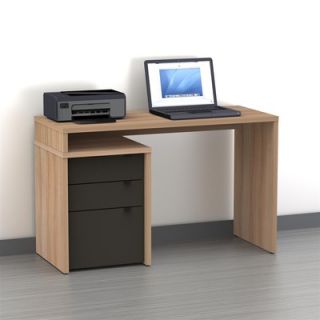 Nexera Infini T 3 Drawer Computer Desk   211213 / 211313