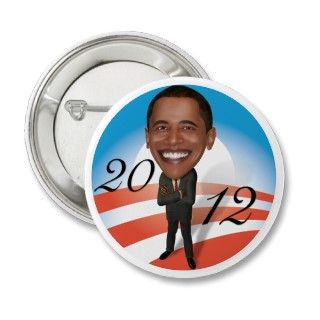 2012 Obama Cartoon Pins 