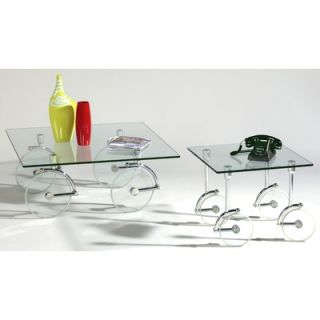 Chintaly Cocktail Table Set   1105 CT T / 1105 CT B