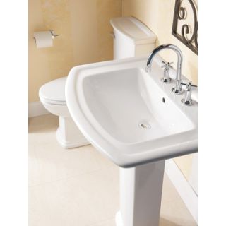 Barclay Washington 550 Pedestal Sink in White   3 394WH / 3 398WH