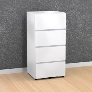 OIA Cube 30 Two Drawer Storage Cube in White
