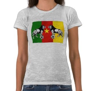 Les Lions Indomables Cameroun 2010 Tshirts 