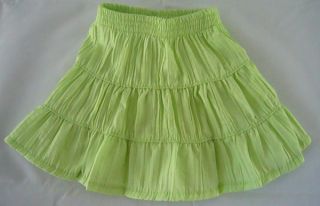  DOLL CLOTHES fits 18 American Girl Spring Green Tiered Crinkle Skirt