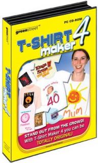Greenstreet T Shirt Maker 4 Design Create Print PC Brand New
