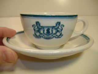 Old Homer Laughlin, Harry M Stevens China, Cup & Saucer